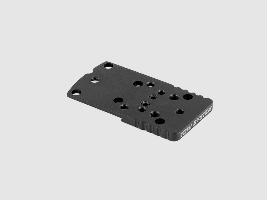 TONI SYSTEM – BASIS PLATTE MIT SCHWANENSCHWANZ (TYP B) FÜR RED DOT FÜR CZ SP-01-SHADOW 2, Bild 2 von 3