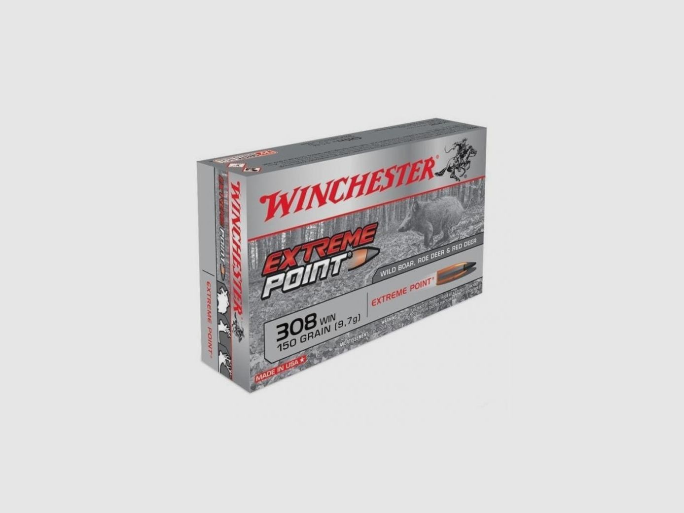 Munitions Winchester 308 extreme point