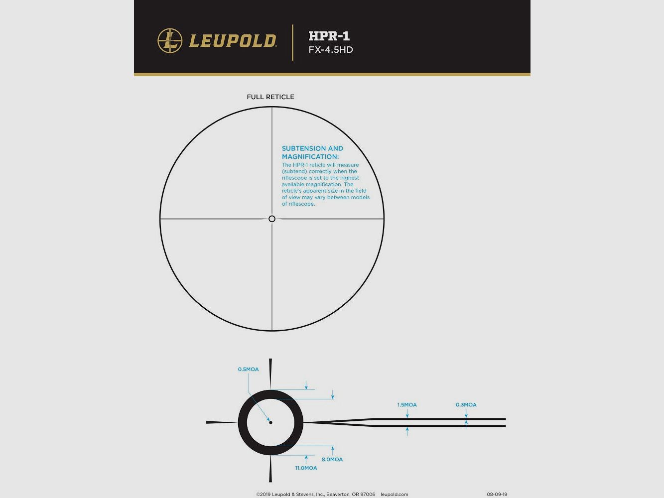 Luneta Leupold Mark 4HD 1-4.5x24 M1C3 SFP HPR-1, zdjęcie 5 z 5