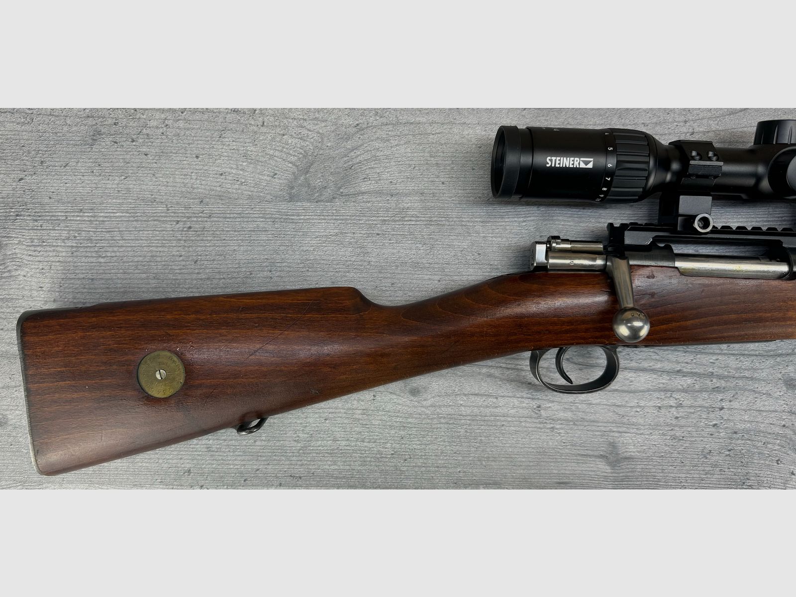 Carl Gustaf/ Husqvarna M/38 6,5x55mm mit Picatinny + Steiner Ranger 4