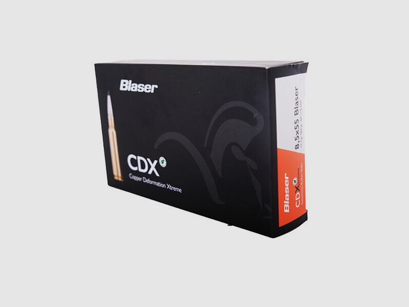 Blaser 8.5x55 CDX 11.7g/180gr