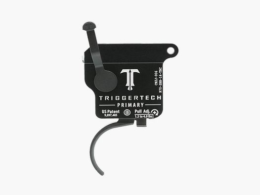 TriggerTech Rem700 Primary – Destro – Senza rilascio del percussore – Curvo tradizionale (PVD Nero)