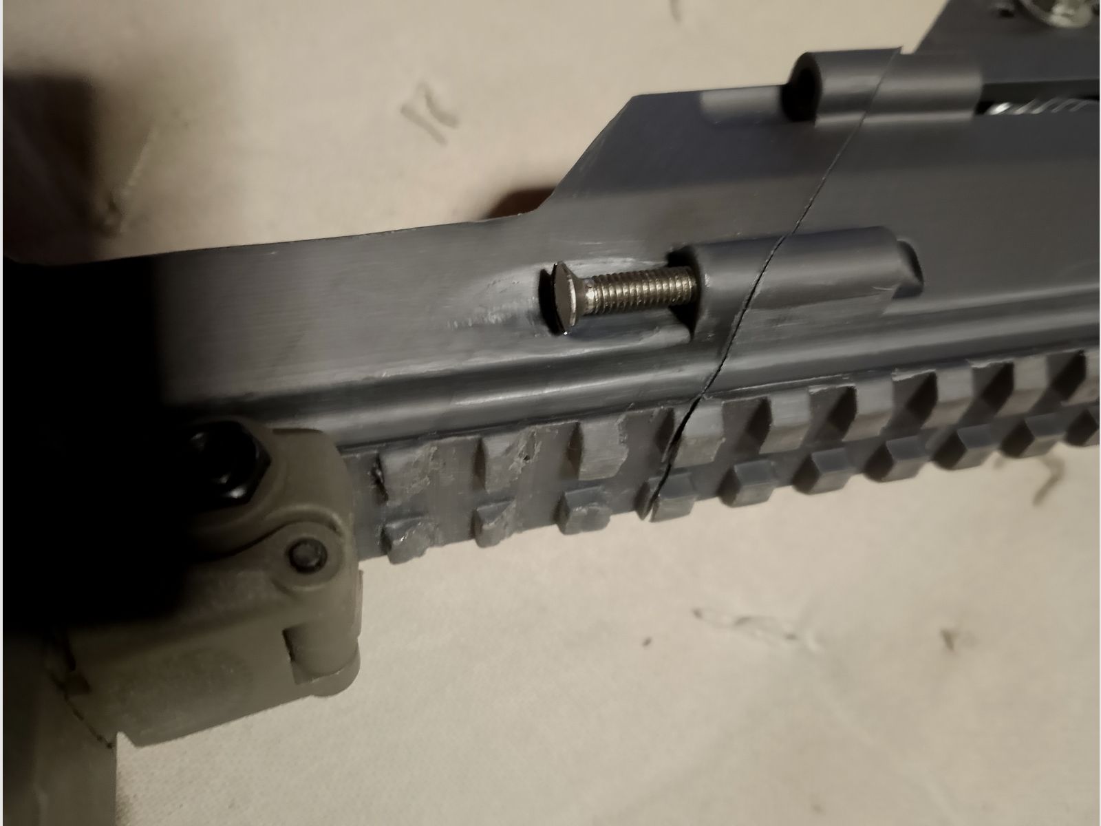 Conversion body kit for pistols airsoft softair paintball ram universal stock front grip flip up sight