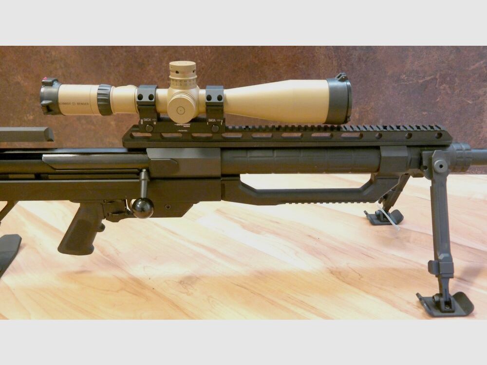 Büchse Fortmeier M2002 Kal. .338 Lapua Magnum mit S&B 5-25x56 PM II Pfandversteigerung 17.7.25