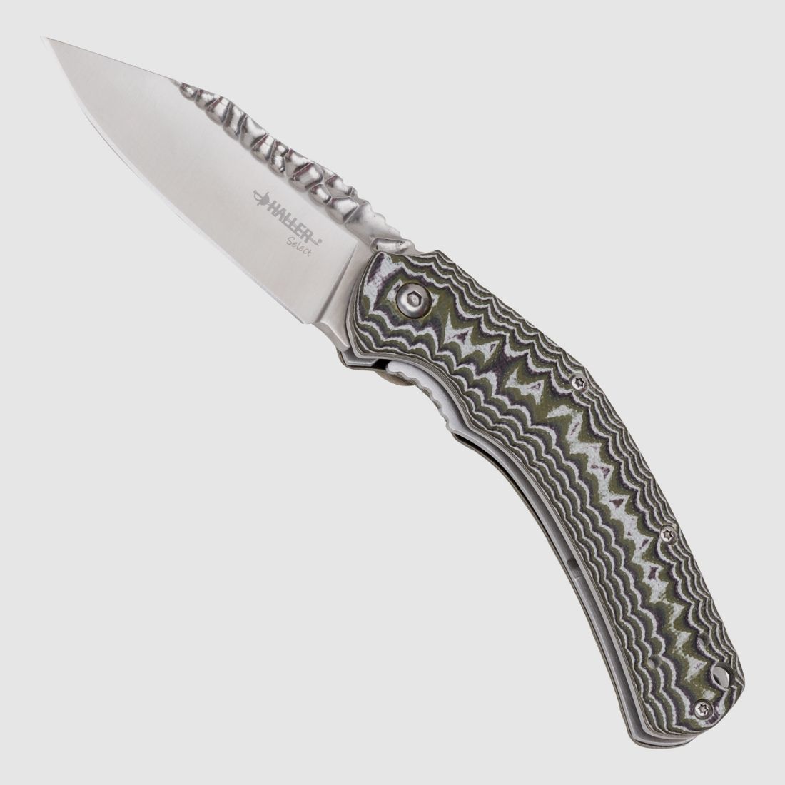Select zakmes - G10 grijs/zwarte, 7,5cm lemmet