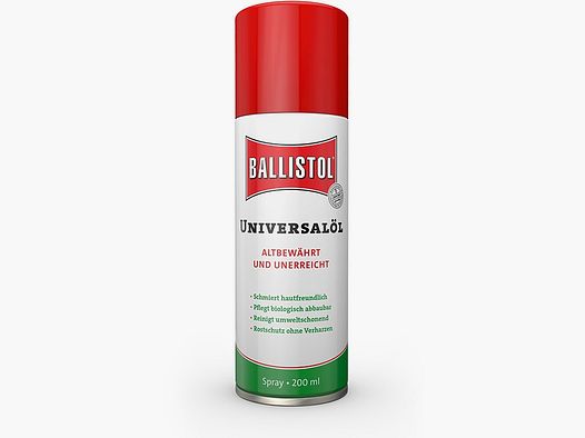 Ballistol Waffenöl Spray 200ml Reinigungszubehör für Waffen