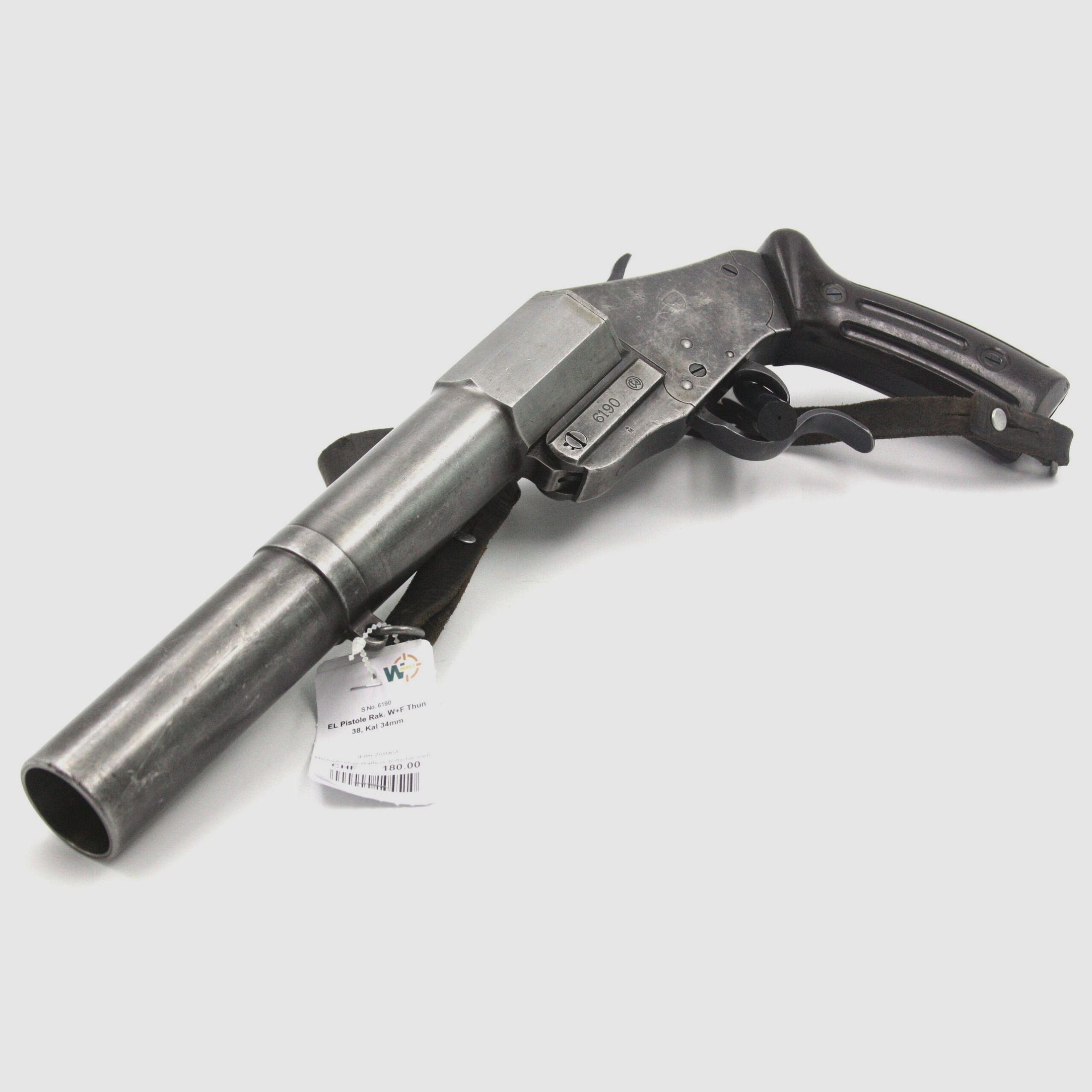 Rak. Pistole W+F Thun 38, Occ., 34mm