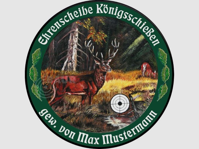 Schützenscheibe ECO-LINE Motiv 047