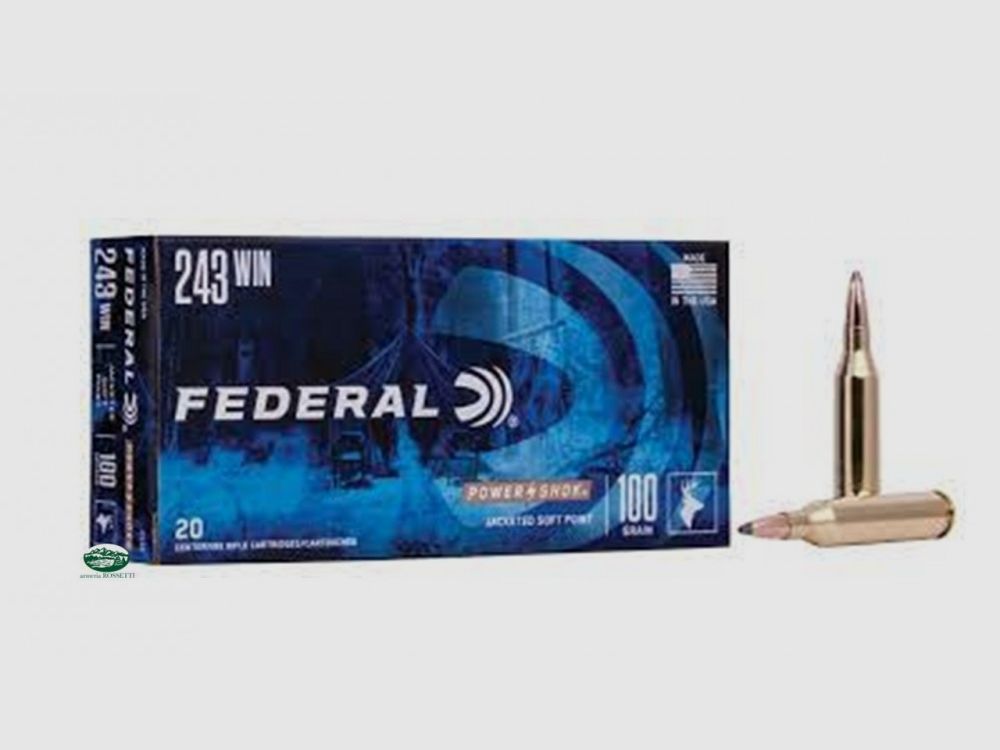 FEDERAL Munition Kal. .243 Win 100 gr. Soft Point 243B