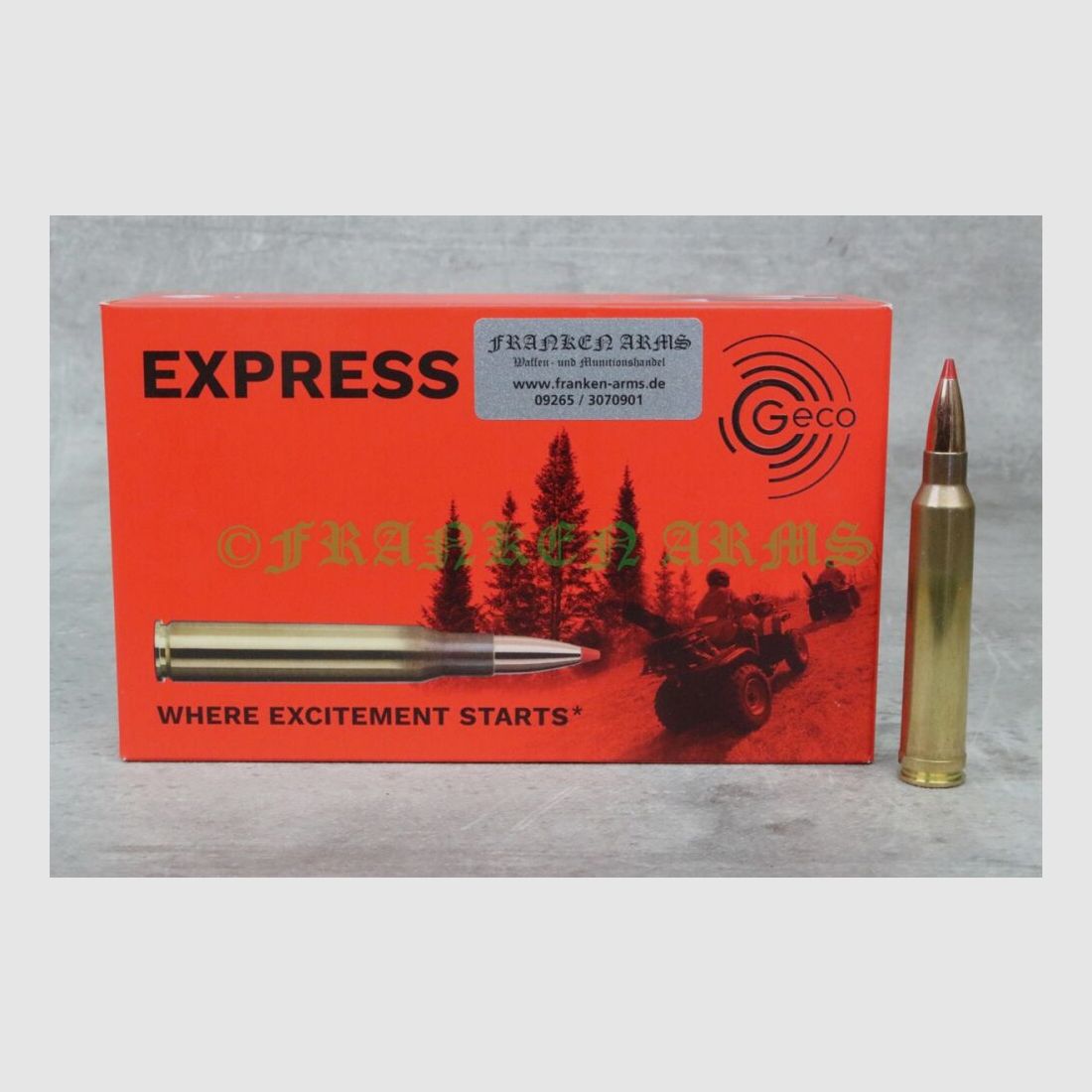 GECO Express .300 Win. Mag. 165gr. 10,7g 20 pièces Prix dégressifs