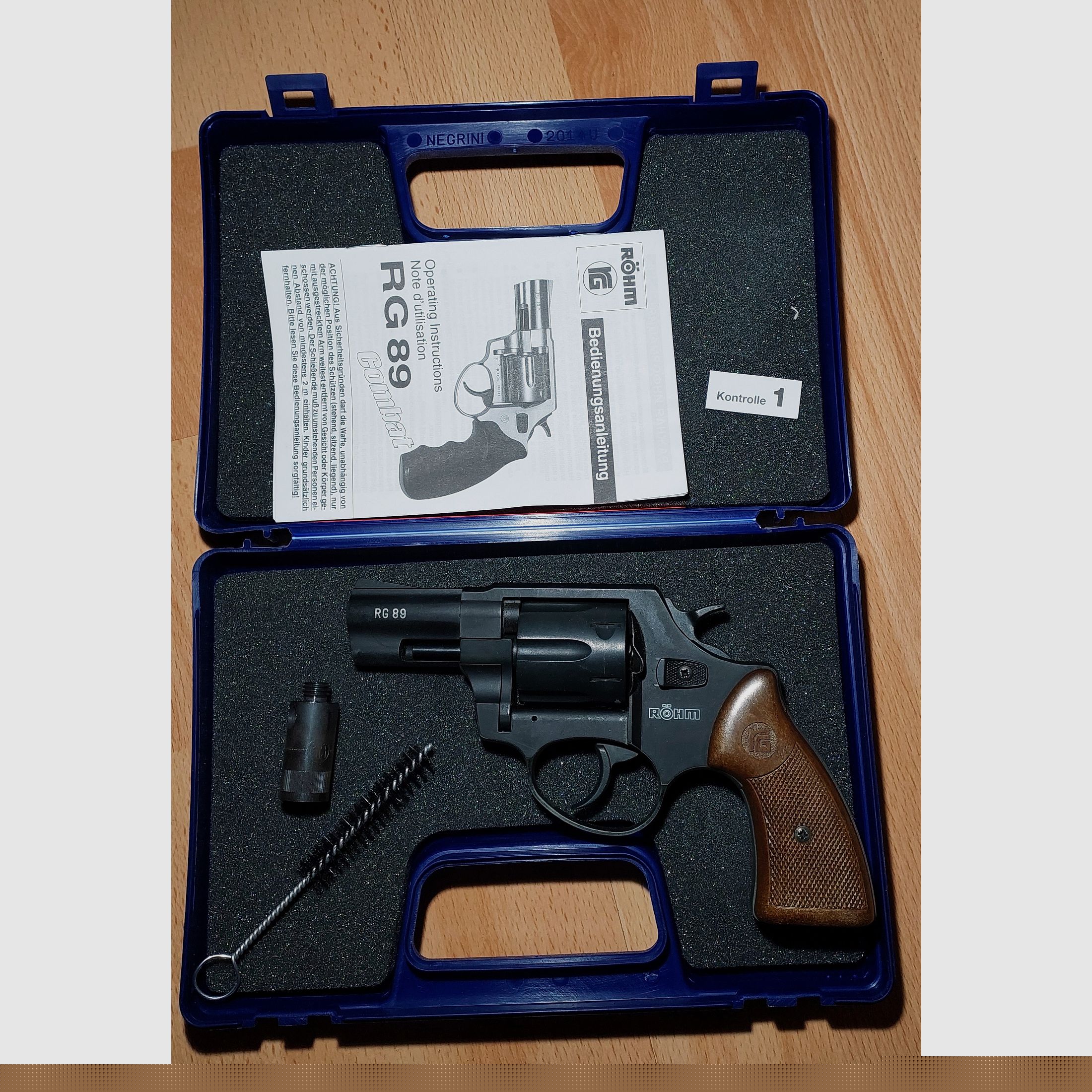 Röhm RG89 blank-firing revolver blued (PTB 594)