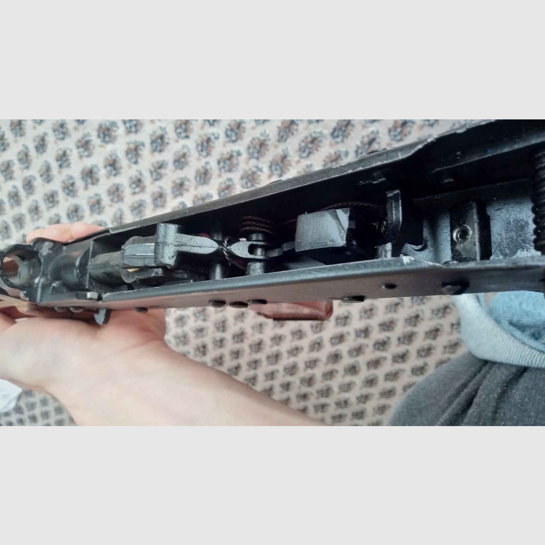 Vollstahl Co2 Yunker AKS-74u Deko von MWM Gillmann mit echten Teilen wahlweise mit Plum   // AKSU Krinkov / russ-guns-de / 4,5mm BB