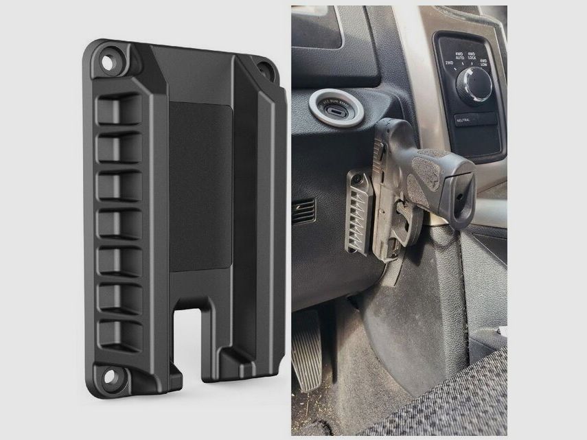 Schwaben Arms GmbH Magnetischer Pistolenhalter Halterung Kurzwaffe mit Quick Draw, extrem flach, optimal für GLOCK
