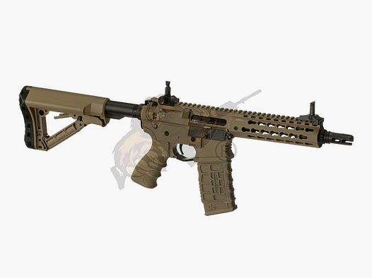G&G CM16 SRS Airsoft mit ETU in desert - max 0,5 Joule