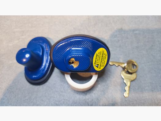 RESERVIERT Master Lock Abzugsschloss 90DSPT Dunkelblau – unbenutzt