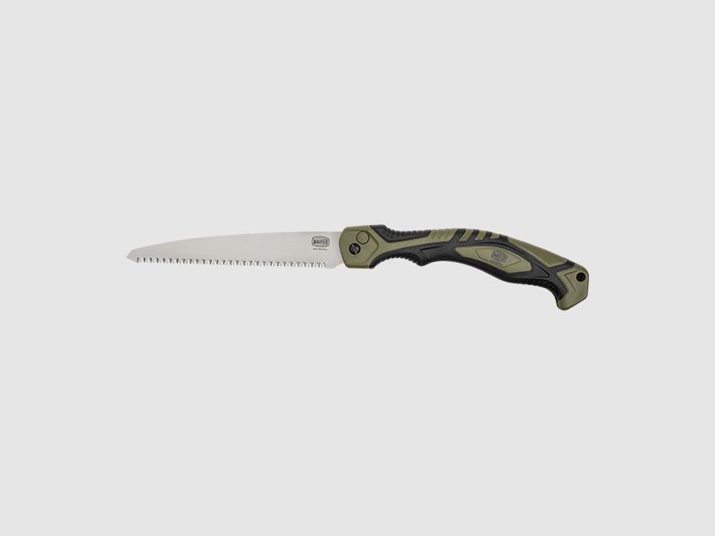 MAUSER 80410843 Sega Original Acciaio Inossidabile Lunghezza della Lama: 22cm Manico Ergonomico Pieghevole