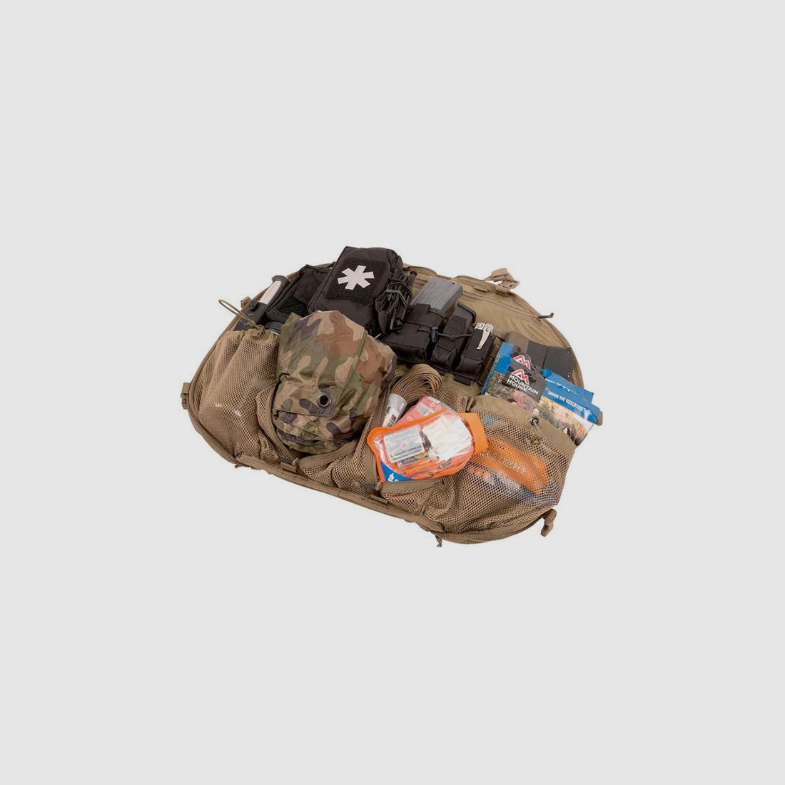 Fluchtrucksack BAIL OUT BAG BACKPACK, 25 Liter, adaptive green/coyote, Bild 14 von 16
