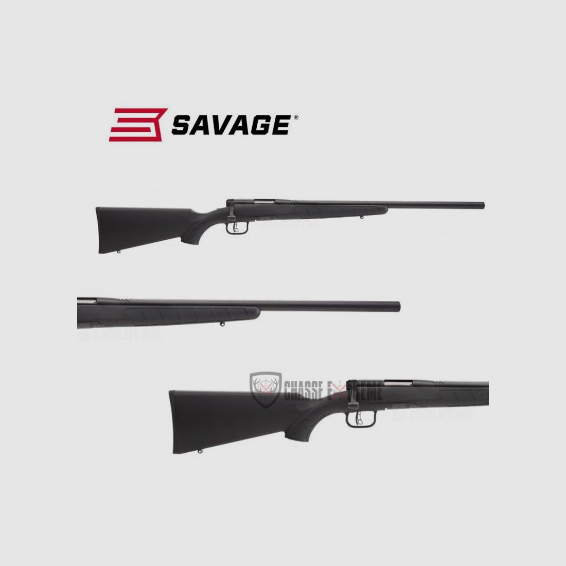 Carabine SAVAGE B.MAG Heavy Barrel 22" cal 17 Wsm, image 1 sur 2