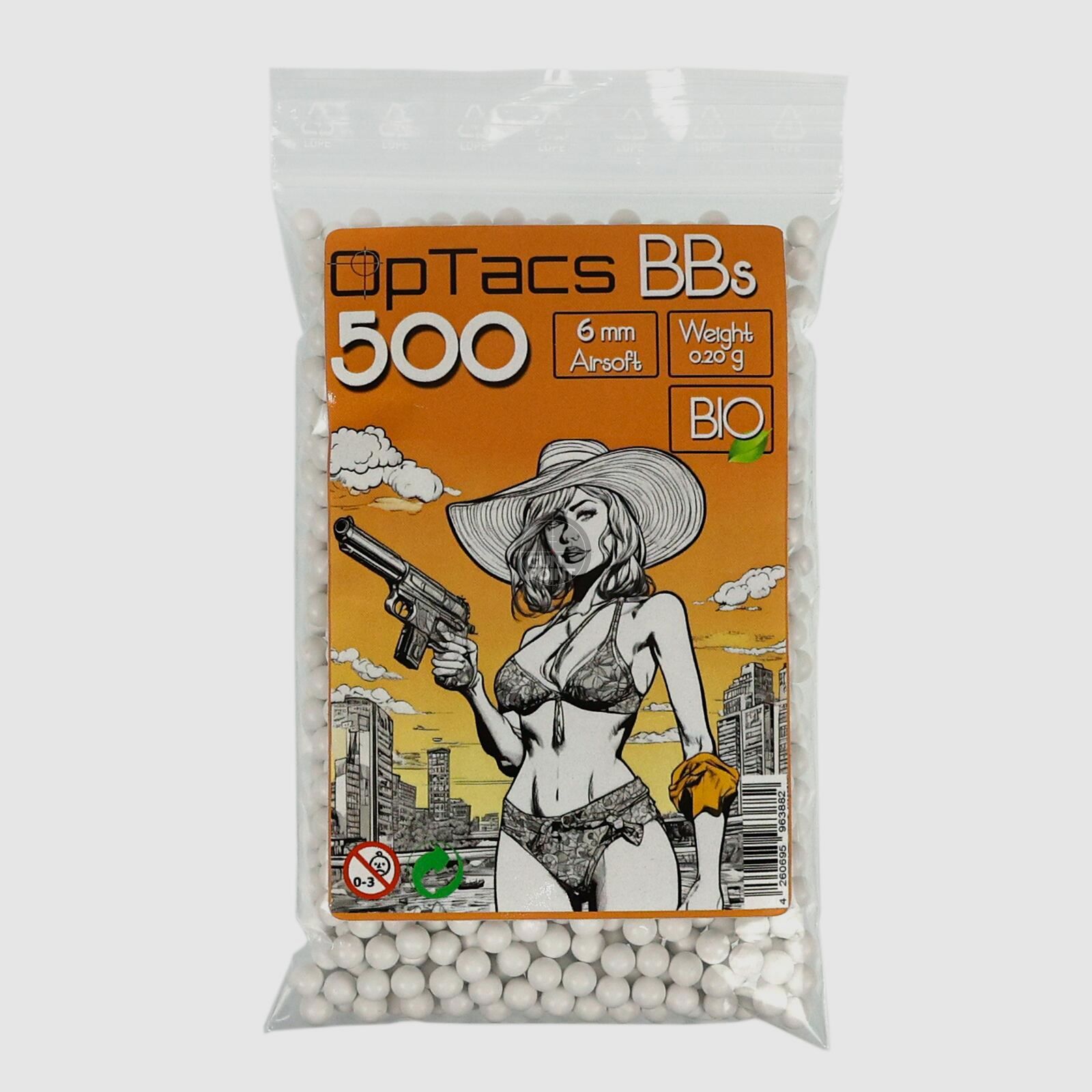 Softair - Kugeln OpTacs Supreme BIO BBs 0,20 g 500 Stk.