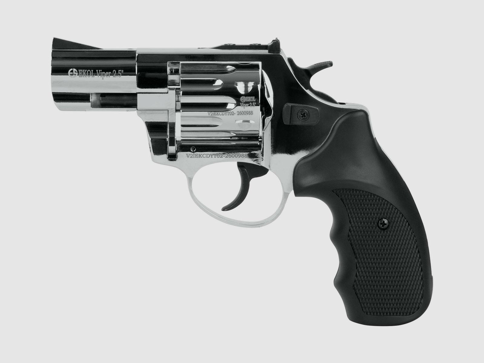 Ekol Viper 2,5'' Cromo 9mm R. - Segnale a gas, immagine 1 di 7