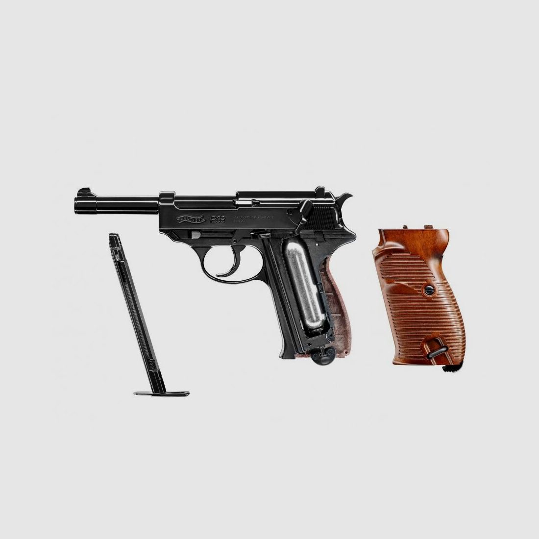 Pistolet wiatrówka WALTHER P38 4,5 mm BB's CO2, zdjęcie 10 z 12