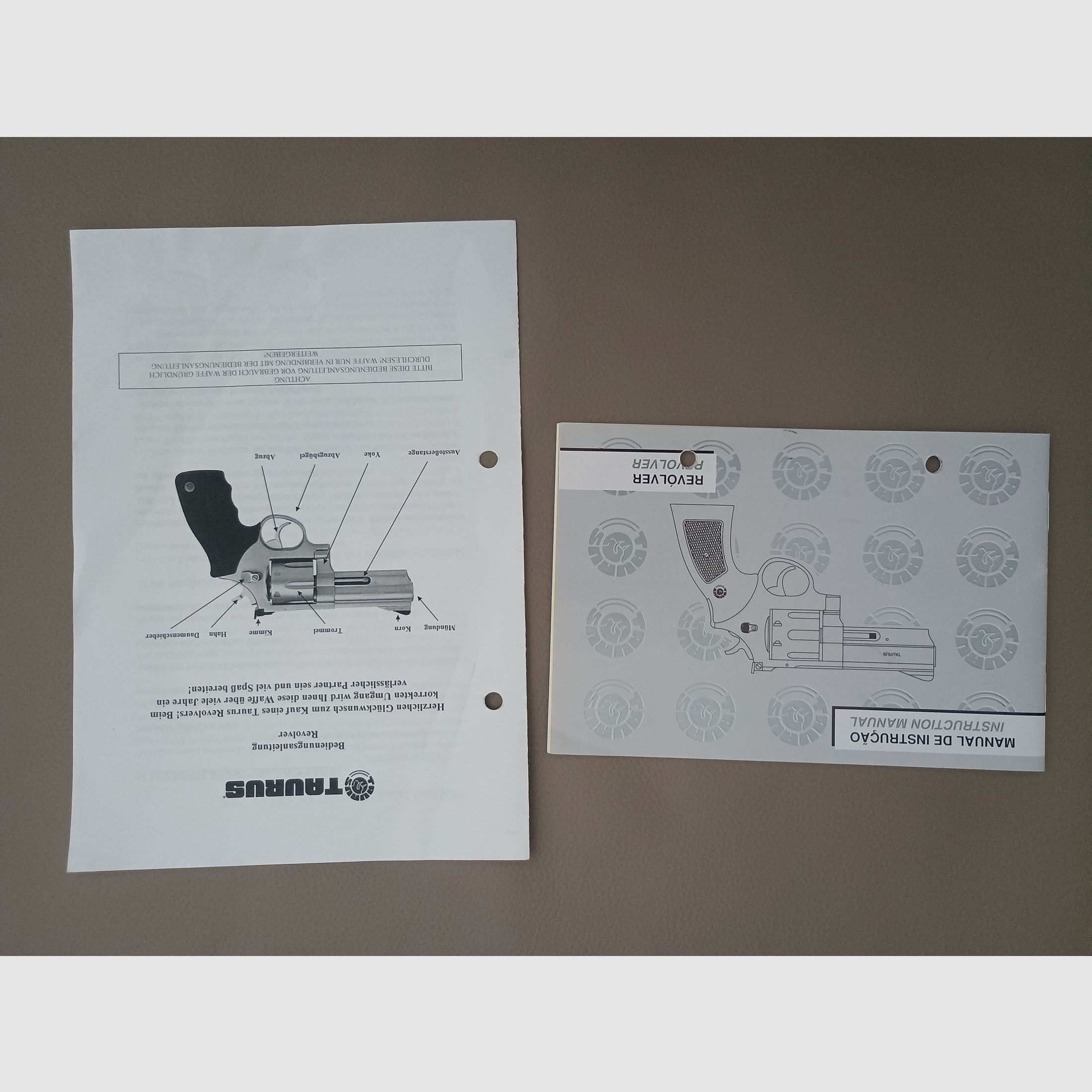 Revolver Taurus 3" Kaliber 357 Mag. - wie Neu