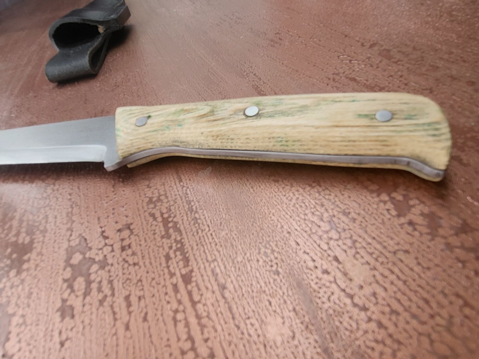 Selbstgebautes einfaches Outdoormesser, Einzelstück