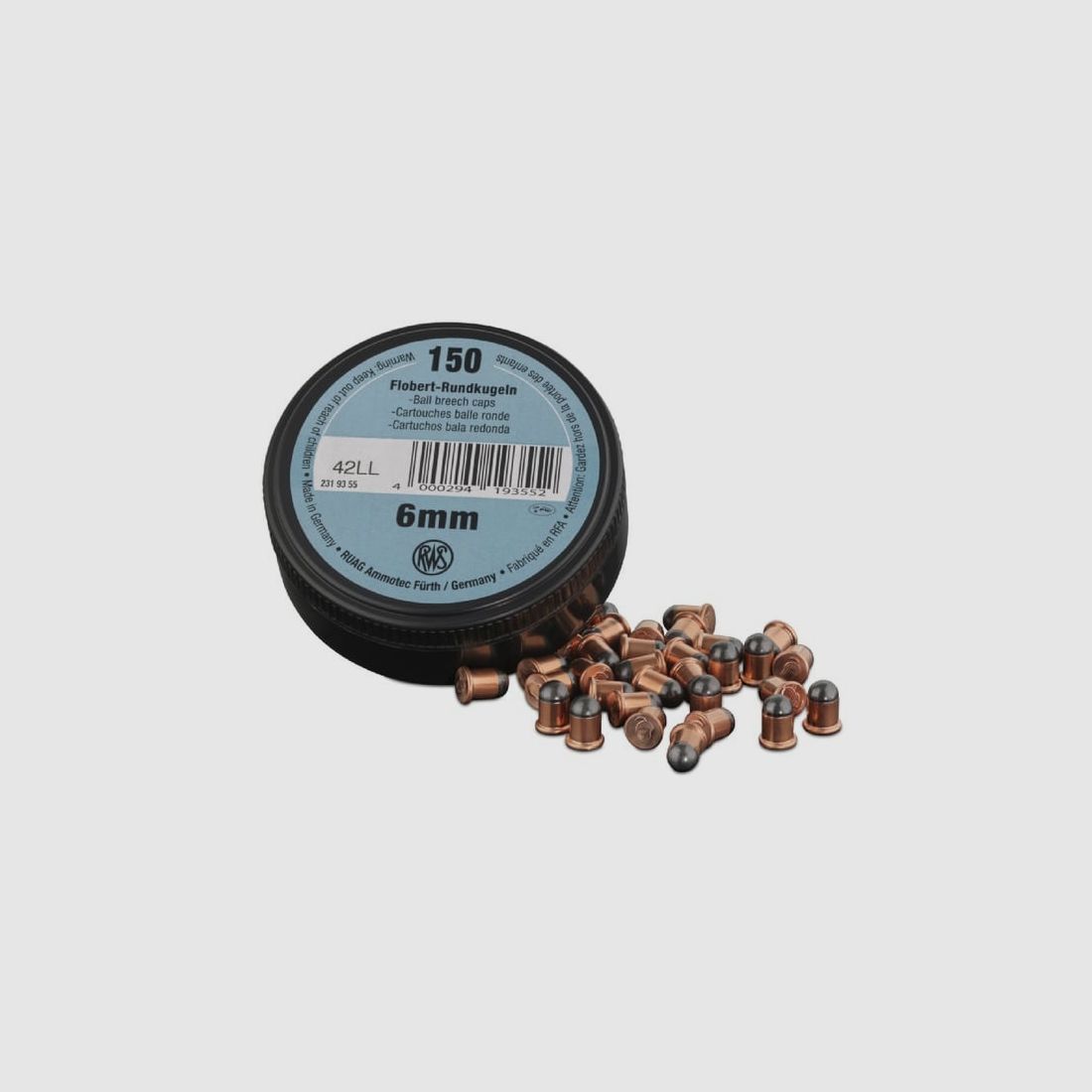 6mm Flobert RWS Ball Bullet BB