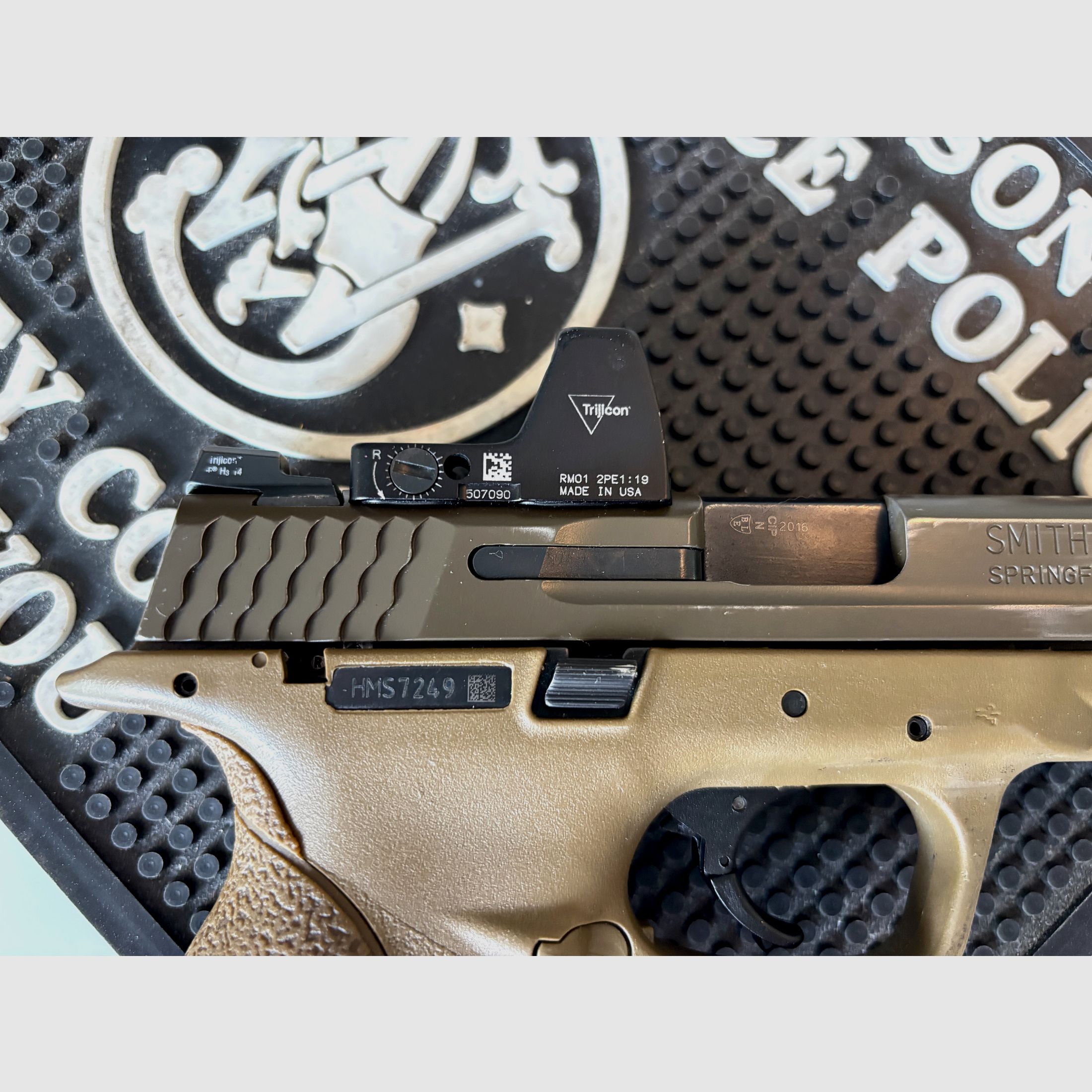 S&W Modell M&P9 VTAC -Trijicon RMR-