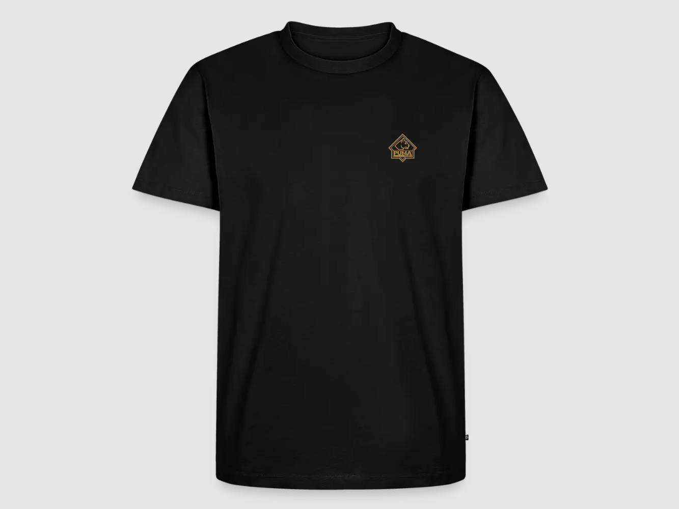 PUMA Herren Premium T-Shirt „Sharp Staff White Hunter"