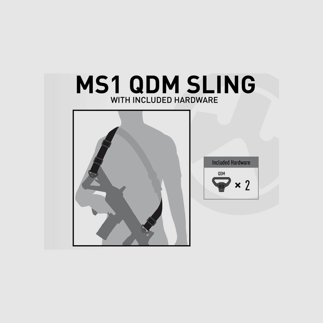 MAGPUL MS1 QDM Gewehrriemen Schwarz