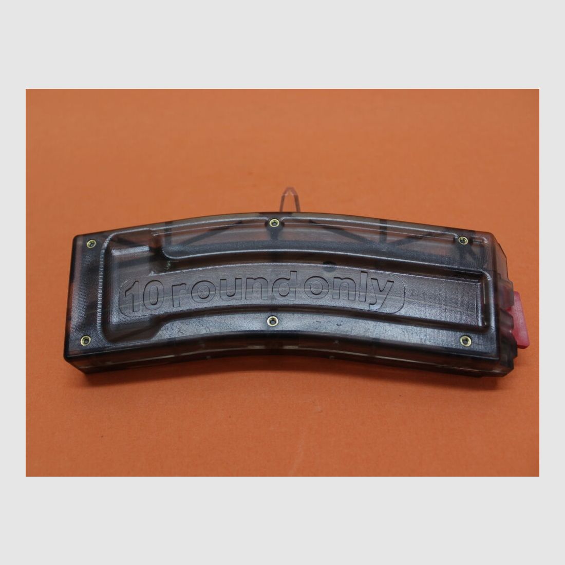 Black Dog Machine AR-15 .22lr: Black Dog Machine 10-round magazine (Ex25) Polymer Smoke (Olympic Arms Rimfire Conversion)