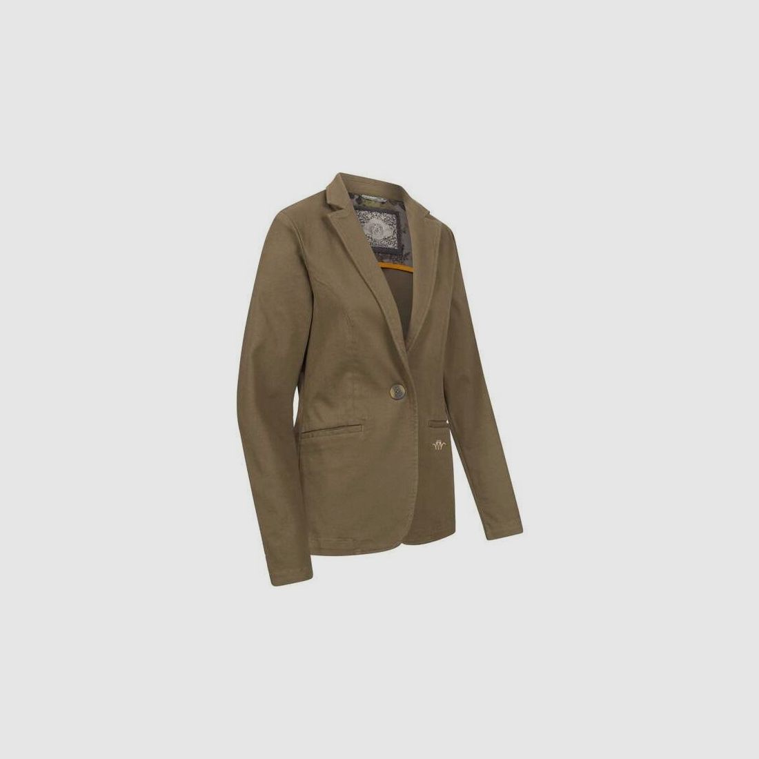 Giacca in Denim Stretch da Donna Blaser Marie Verde Scuro 42