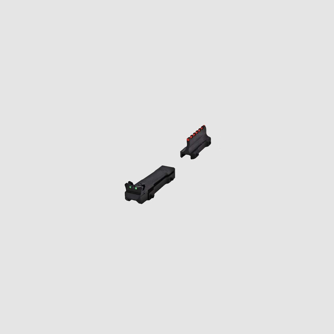 Set di mirini Slug 3 punti fibra regolabile fucile