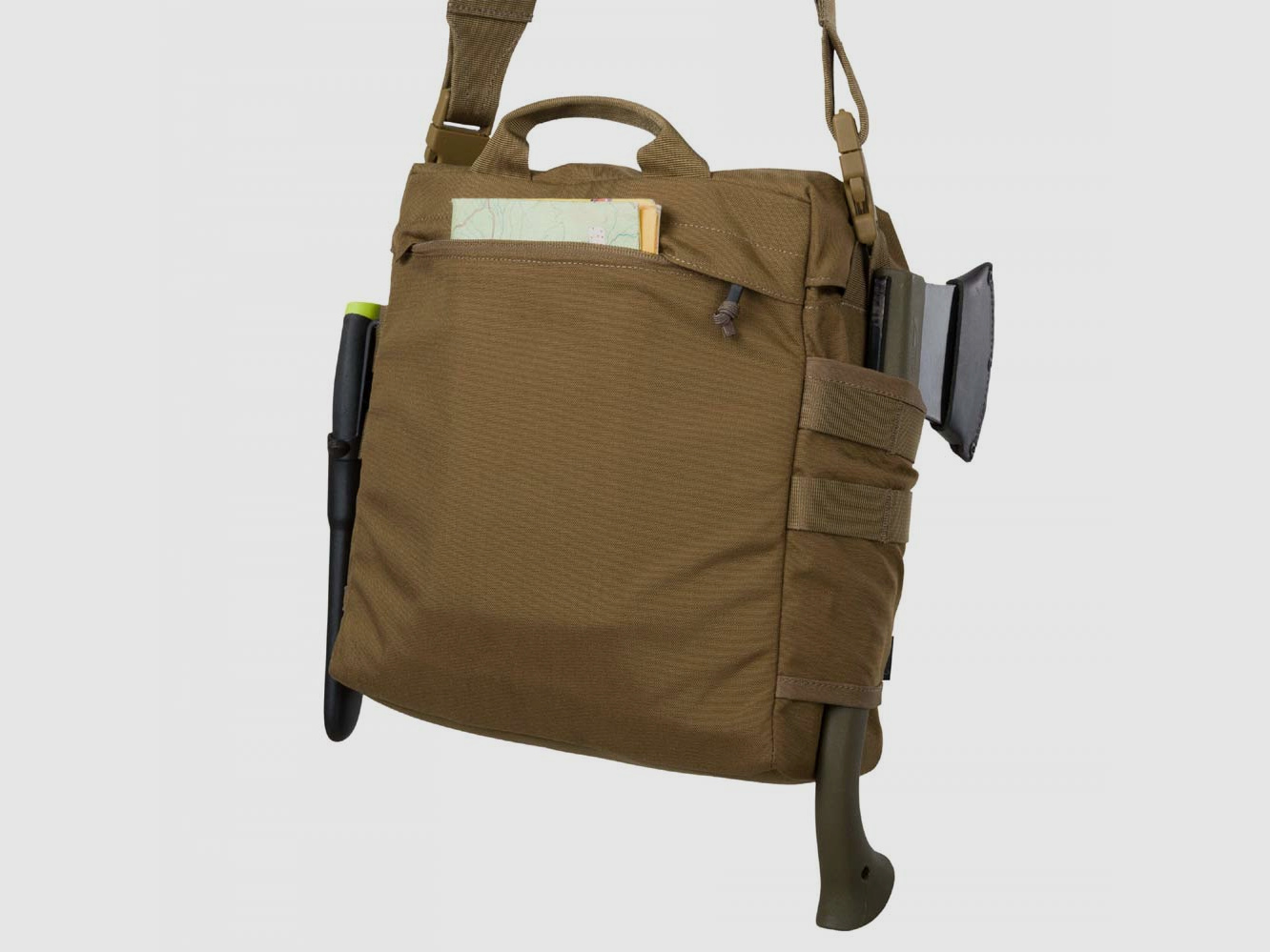 HELIKON-TEX BUSHCRAFT HAVERSACK BAG® CORDURA® OLIVE - SCHWARZ