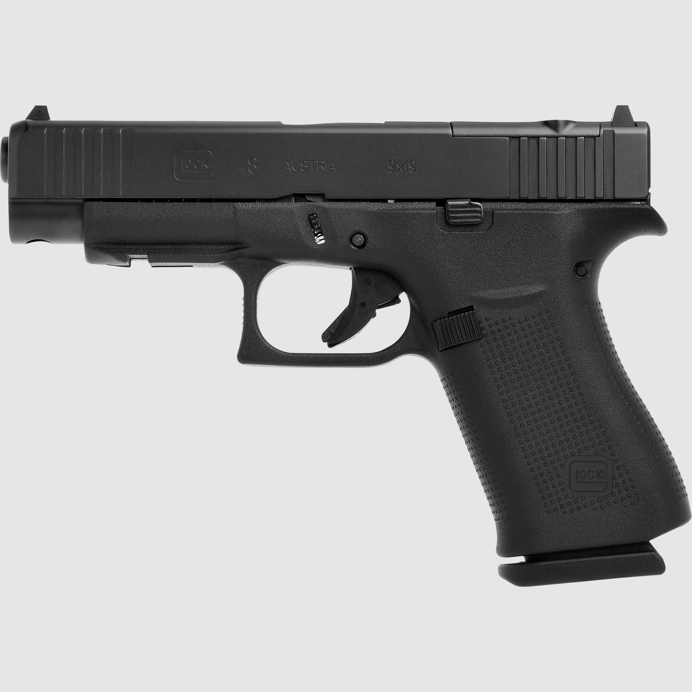 Glock pistool G48 MOS FS 9mm Luger 4.17" / 106 mm 10+1, Compact Slimline