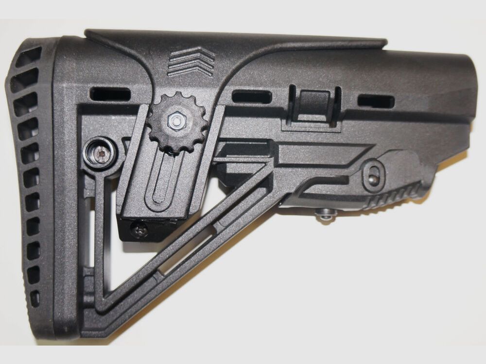 GWMH GWMH SPC AR9/AR15 verstellbarer Teleskopschulterstütze/Schubschaft mit Wangenauflage
