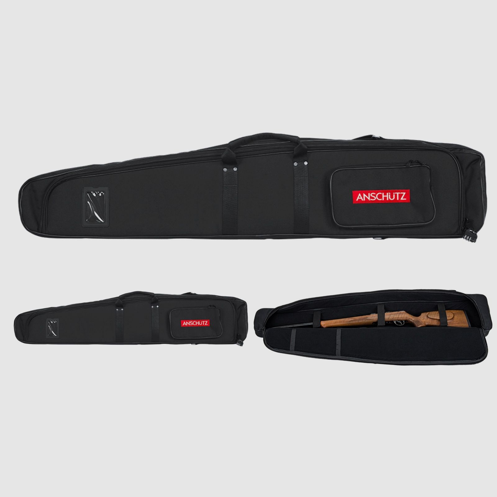 J.G. Anschütz 9219 case black with Anschütz logo 122 cm