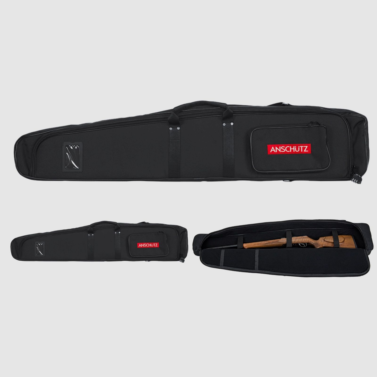 J.G. Anschütz 9219 case black with Anschütz logo 122 cm
