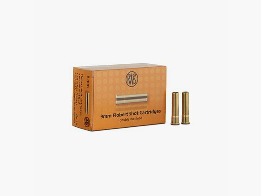 RWS 9 mm 1,9 mm Nr. 10 Flobert Doppelschrot