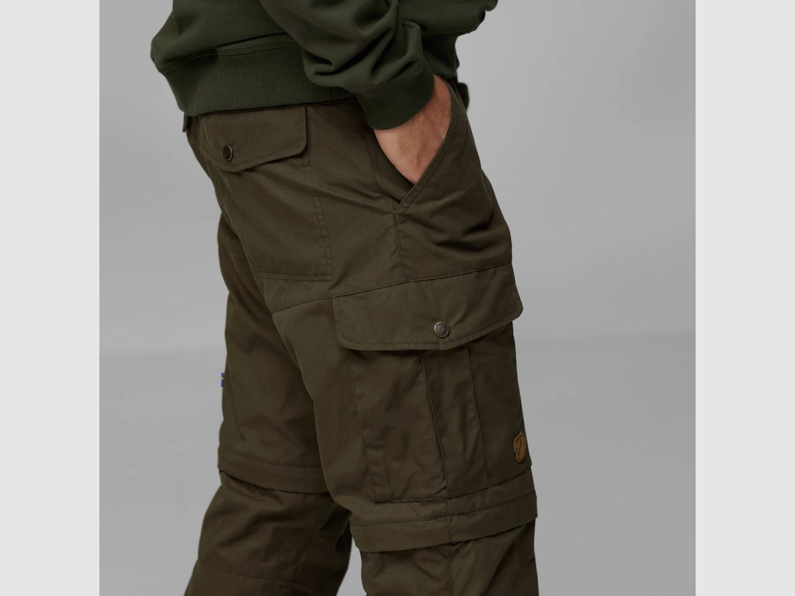 FJÄLLRÄVEN Karl Pro Zip-Off Trousers M Dark Grey