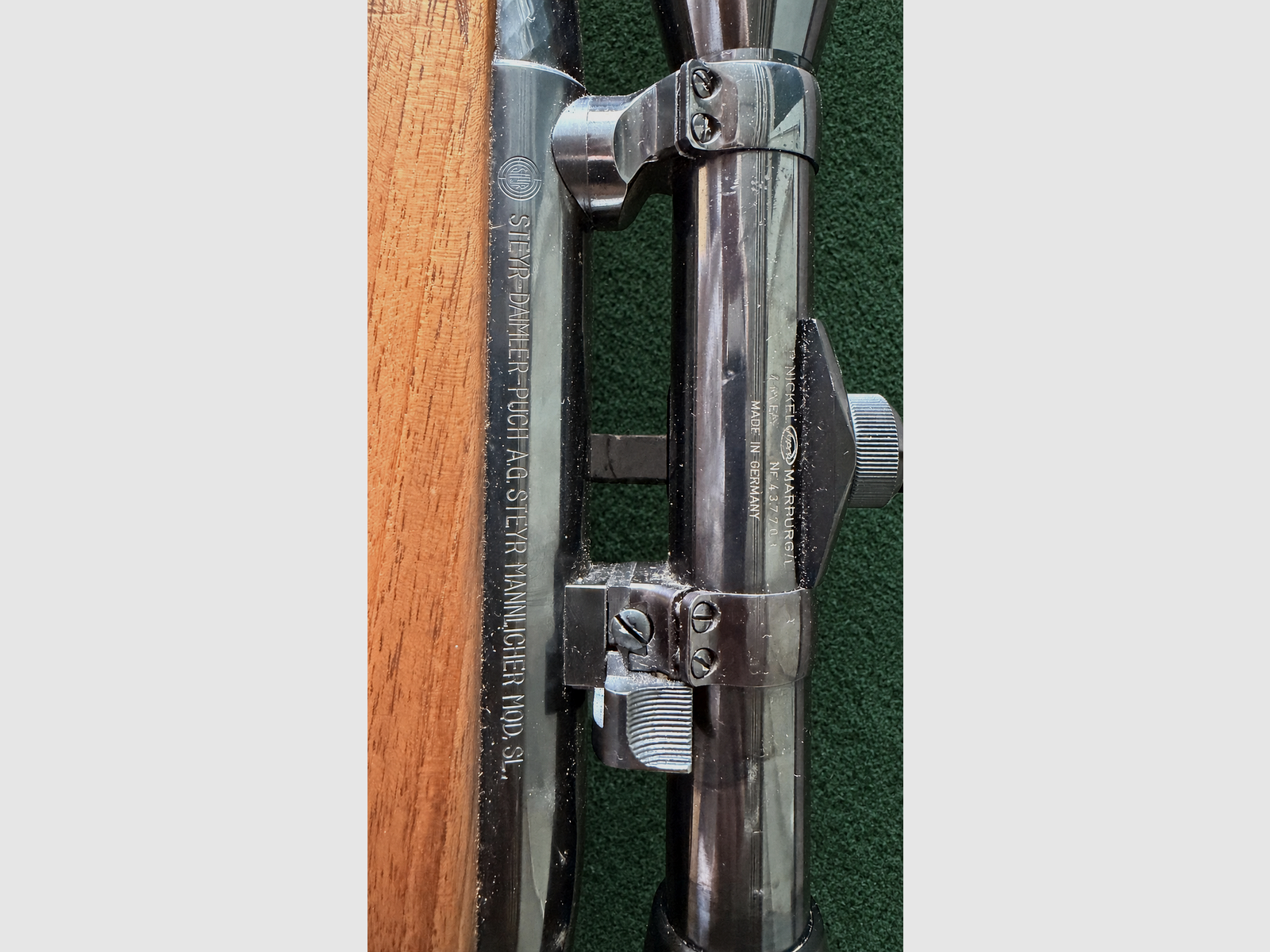 Steyr-Mannlicher Modell SL Stutzen, Kaliber 5,6×50 Mag., mit Nickell-Zielfernrohr, Bild 4 von 10