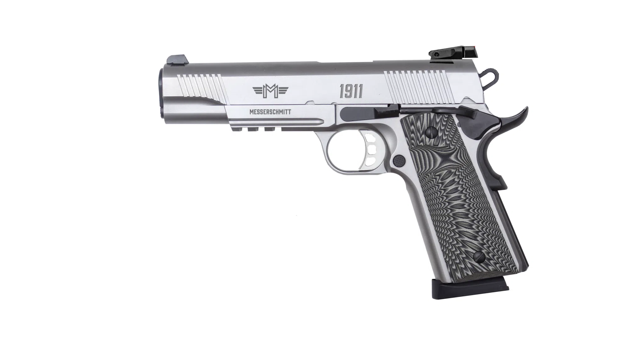 Messerschmitt ME 1911 .45 ACP 5″ Zilver, afbeelding 2 van 2