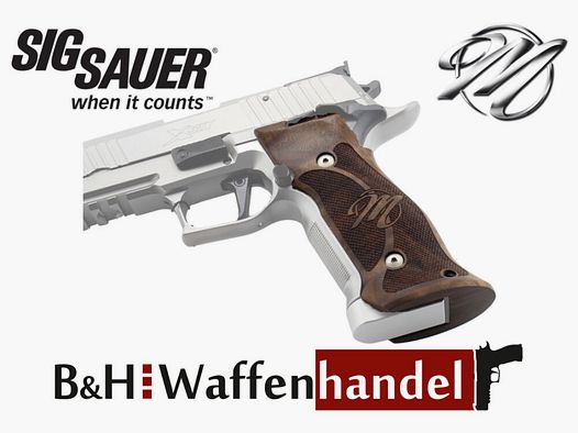 Sig Sauer Mastershop P226 X-Series PPC Griffschalen Nussbaum verlängert X-Six / X-Five / X-Short