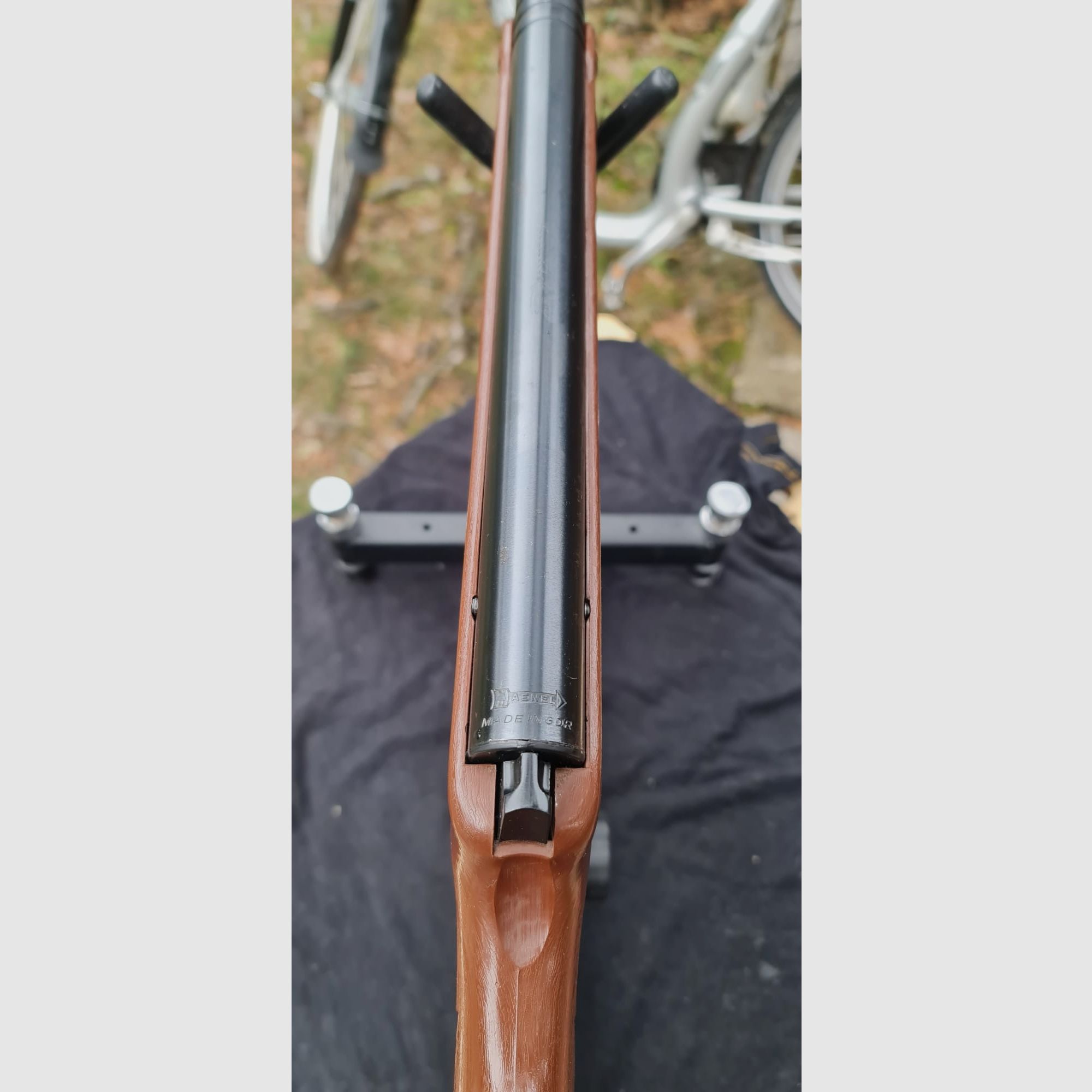 Luftgewehr Haenel 304 Kaliber 4,5mm (.177) Knicklauf -Schaft ohne Risse und Brüche-