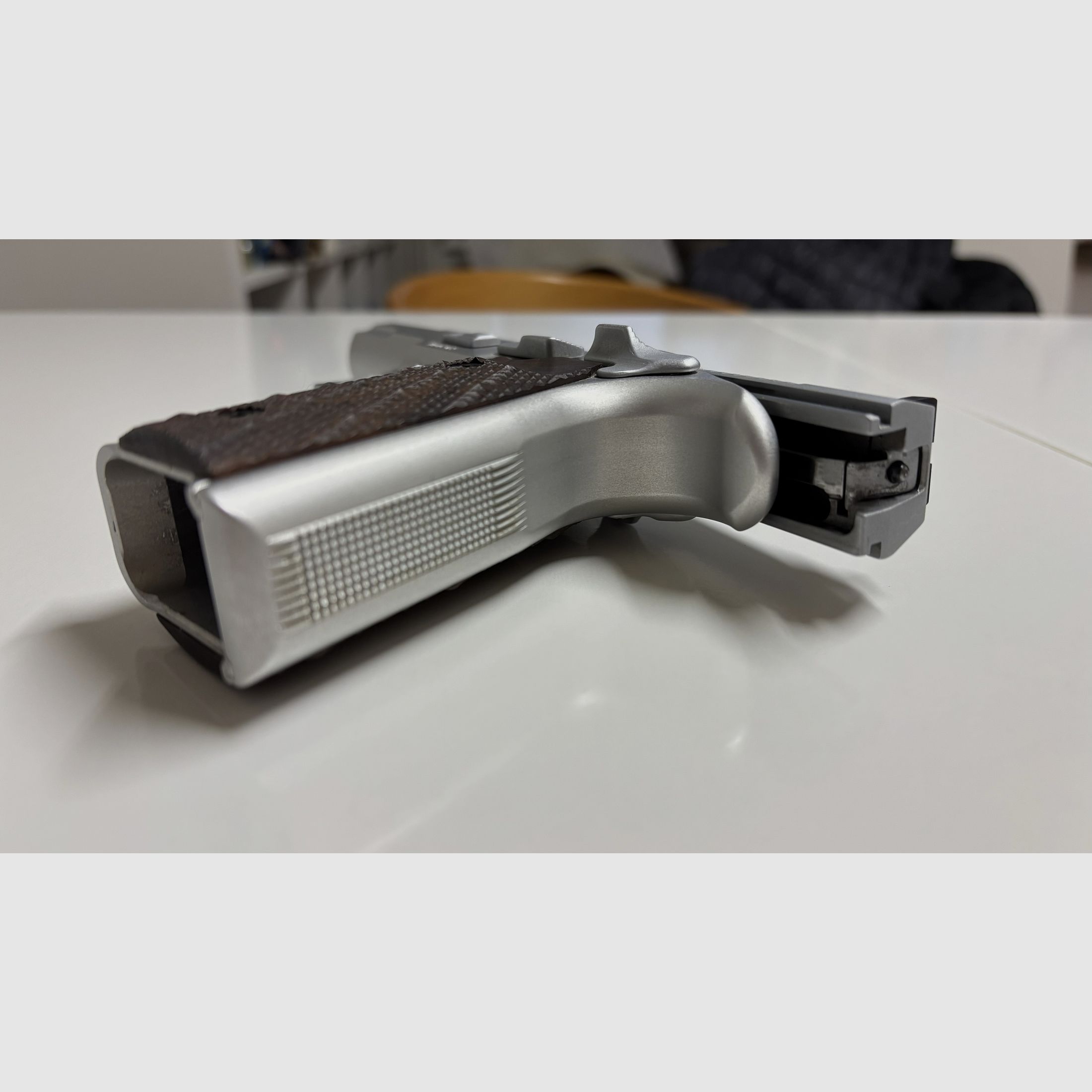 Pardini Sport Modell P.C.45 S, 5 Zoll, Cal 45 ACP - silber