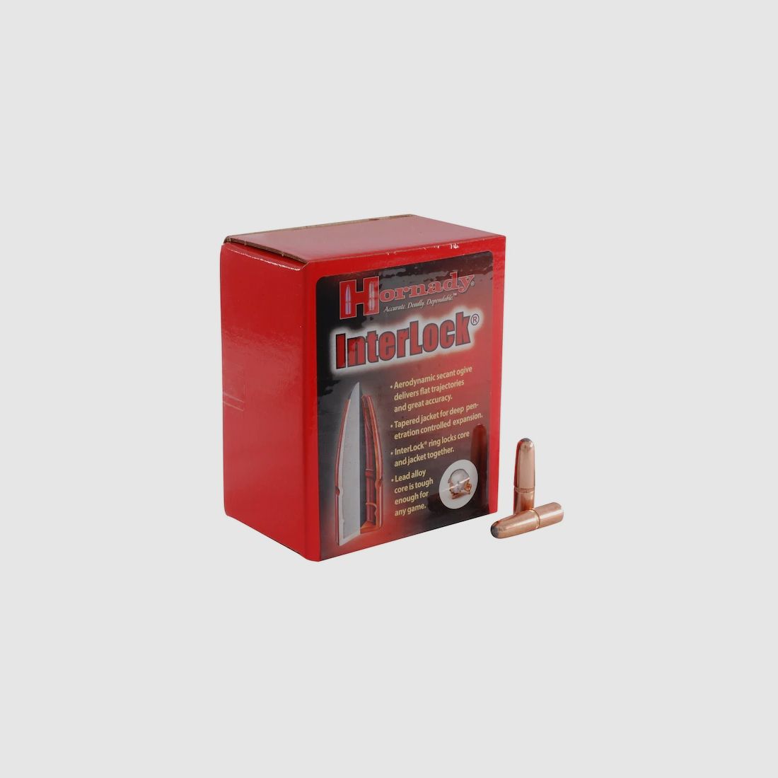 Hornady Geschoss .30/.308 INTERLOCK RN 220GR 100 Stück