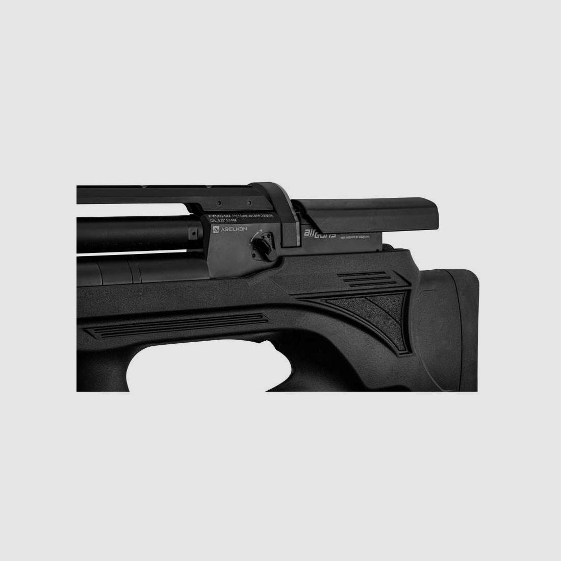 PCP-Luftgewehr Aselkon MX10-S Regulator Jet Black Kal. 5.5 -19J, Bild 10 von 10