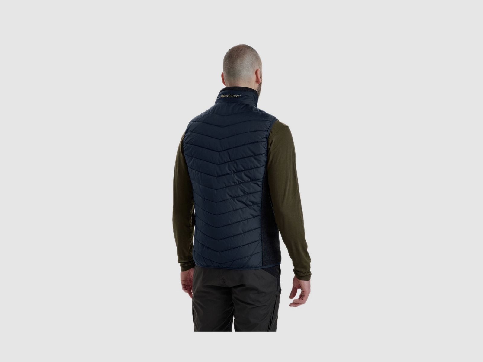 DEERHUNTER Gilet Moor Imbottito Blu Scuro