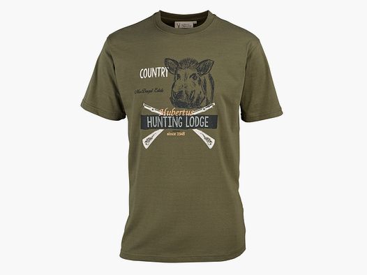 Hubertus Herren-T-Shirt Hunting Keiler
